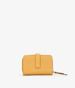 Femme Bosanova Portefeuilles | Petit portefeuille en cuir moutarde