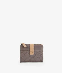 Femme Bosanova Portefeuilles | Petit portefeuille en cuir taupe