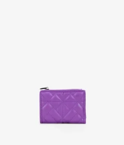 Femme Bosanova Portefeuilles | Petit portefeuille en cuir vegan lilas