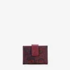 Femme Bosanova Portefeuilles | Petit portefeuille en cuir bordeaux à rabat