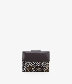 Femme Bosanova Portefeuilles | Petit portefeuille en cuir marron chocolat