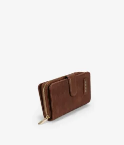 Femme Bosanova Portefeuilles | Petit portefeuille en cuir avec fermeture éclair et logo