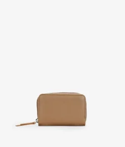 Femme Bosanova Portefeuilles | Petit portefeuille en cuir taupe
