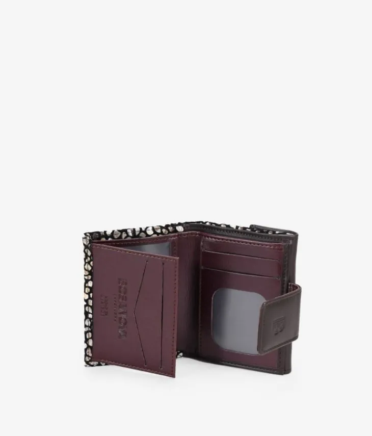 Femme Bosanova Portefeuilles | Petit portefeuille en cuir marron chocolat