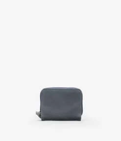 Femme Bosanova Portefeuilles | Petit portefeuille en cuir gris avec fleur de Barcelone