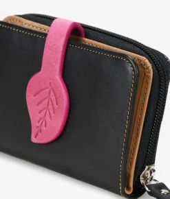 Femme Bosanova Portefeuilles | Petit portefeuille en cuir noir