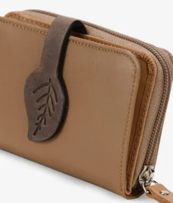Femme Bosanova Portefeuilles | Petit portefeuille en cuir taupe
