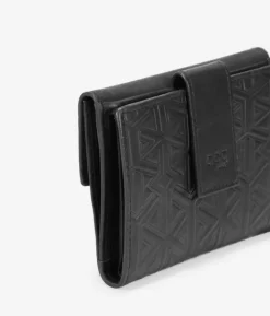 Femme Bosanova Portefeuilles | Petit portefeuille en cuir noir