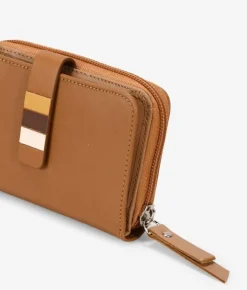 Femme Bosanova Portefeuilles | Petit portefeuille en cuir marron