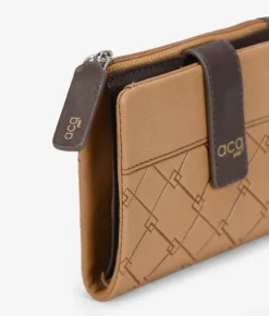 Femme Bosanova Portefeuilles | Petit portefeuille en cuir marron
