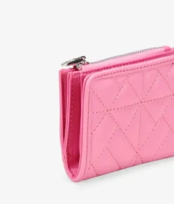 Femme Bosanova Portefeuilles | Petit portefeuille en cuir vegan rose