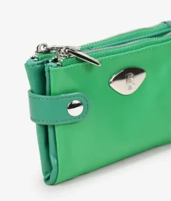 Femme Bosanova Portefeuilles | Petit portefeuille en nylon vert