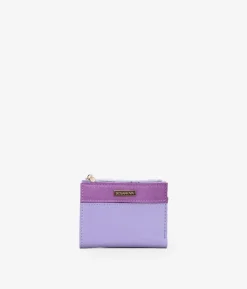 Femme Bosanova Portefeuilles | Petit portefeuille lilas avec logo et zip