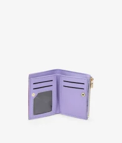 Femme Bosanova Portefeuilles | Petit portefeuille lilas avec logo et zip