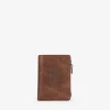 Femme Bosanova Portefeuilles | Petit portefeuille marron avec logo clouté