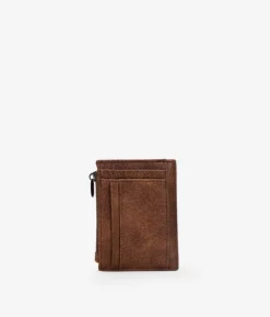 Femme Bosanova Portefeuilles | Petit portefeuille marron avec logo clouté