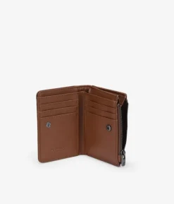 Femme Bosanova Portefeuilles | Petit portefeuille marron avec logo clouté