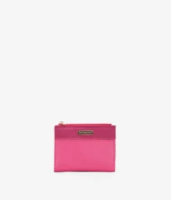 Femme Bosanova Portefeuilles | Petit portefeuille rose avec logo et zip