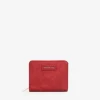 Femme Bosanova Portefeuilles | Petit portefeuille rouge avec fermeture éclair et logo