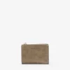 Femme Bosanova Portefeuilles | Petit portefeuille taupe avec fermeture éclair et bouton