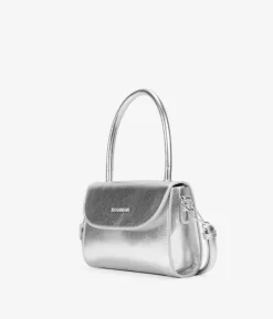 Bosanova Sacs À Bandoulière | Sac Minaudières | Petit sac argenté à rabat