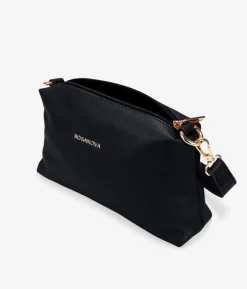 Bosanova Sacs À Bandoulière | Sacs Porté Épaule | Petit sac bandoulière noir avec fermeture éclair