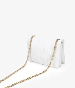 Bosanova Sacs À Bandoulière | Sac Minaudières | Petit sac blanc avec chaîne