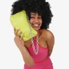 Bosanova Sacs À Bandoulière | Sacs Porté Épaule | Petit sac citron vert avec chaîne
