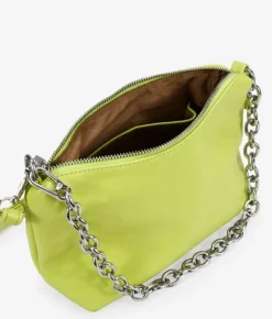 Bosanova Sacs À Bandoulière | Sacs Porté Épaule | Petit sac citron vert avec chaîne