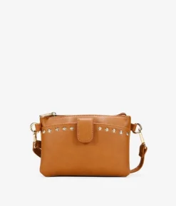 Bosanova Sacs À Bandoulière | Petits Sacs | Petit sac marron à clous