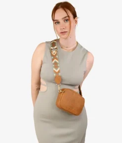 Bosanova Sacs À Bandoulière | Petit sac marron clair avec chaîne