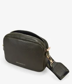 Bosanova Sacs À Bandoulière | Petits Sacs | Petit sac vert avec anse brodée
