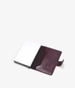 Femme Bosanova Portefeuilles | Porte-cartes automatique en cuir gravé kaki
