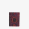 Femme Bosanova Portefeuilles | Porte-cartes en cuir bordeaux avec gravure