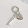 Bosanova Charms | Porte-clés clé et coeur en argent