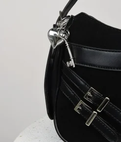 Bosanova Charms | Porte-clés clé et coeur en argent