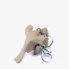 Bosanova Charms | Porte-clés éléphant gris doux