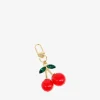 Bosanova Charms | Porte-clés métal cerise rouge