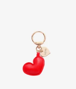 Bosanova Charms | Porte-clés pendentif coeur rouge
