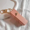 Bosanova Charms | Porte-clés étui à rouge à lèvres rose