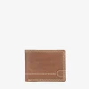 Homme Bosanova Porte-monnaie Homme | Portefeuilles | Portefeuille américain en cuir marron avec coutures et porte-monnaie