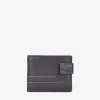 Homme Bosanova Porte-monnaie Homme | Portefeuilles | Portefeuille américain en cuir marron avec rabat et porte-monnaie