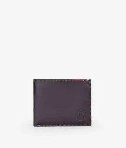 Homme Bosanova Portefeuilles | Portefeuille américain en cuir marron