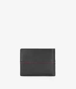 Homme Bosanova Porte-monnaie Homme | Portefeuilles | Portefeuille américain en cuir noir avec porte-monnaie