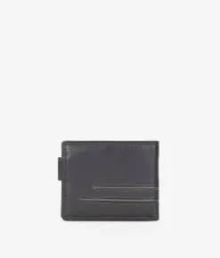 Homme Bosanova Porte-monnaie Homme | Portefeuilles | Portefeuille américain en cuir marron avec rabat et porte-monnaie