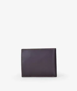 Homme Bosanova Portefeuilles | Portefeuille américain en cuir marron