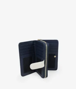 Femme Bosanova Portefeuilles | Portefeuille bleu moyen à rabat