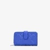 Femme Bosanova Portefeuilles | Portefeuille bleu moyen avec fermeture éclair et bouton