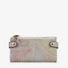 Femme Bosanova Portefeuilles | Portefeuille couleur pierre avec détails brodés