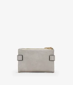 Femme Bosanova Portefeuilles | Portefeuille couleur pierre avec détails brodés